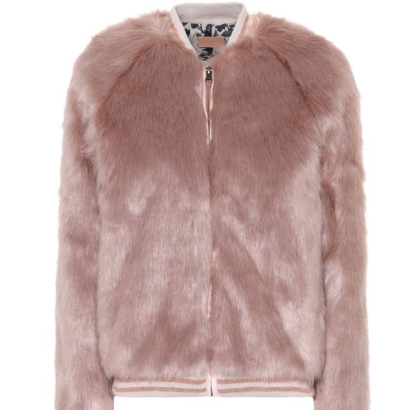 MOTHER Jackets & Blazers - NWT Mother letterman faux fur jacket!